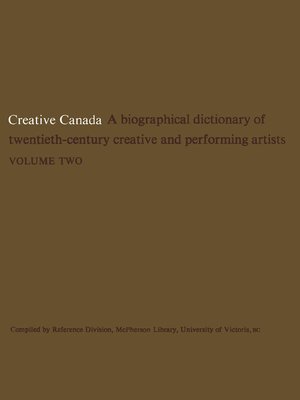 cover image of Creative Canada, Volume 2